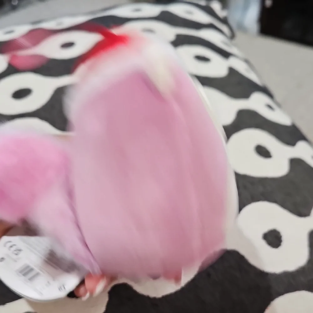 Squishmallows Pink and Cream Penguin with Santa Hat